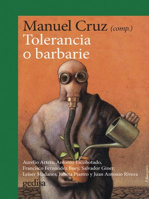 cover image of Tolerancia o barbarie